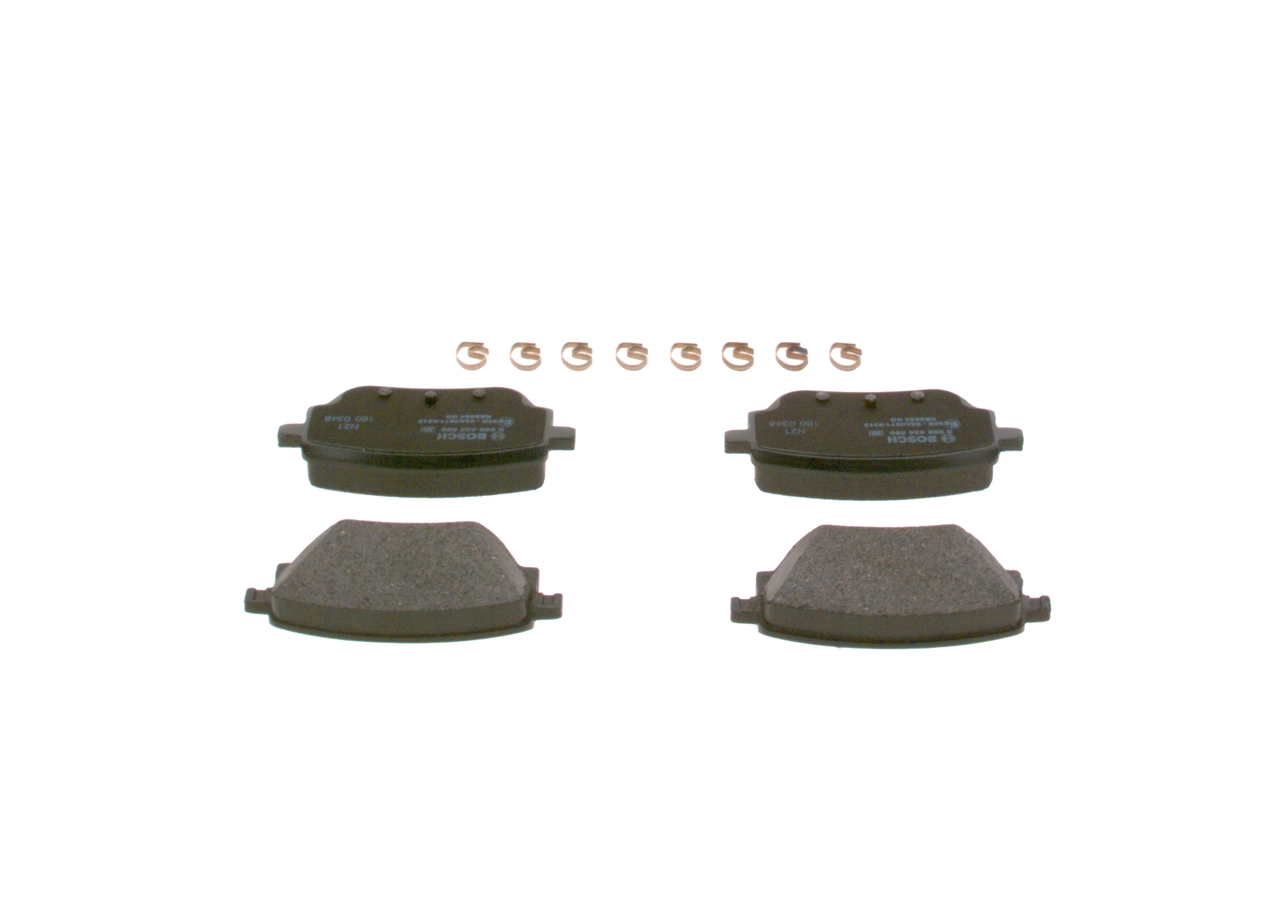 0986424889 Bosch Колодки гальмівні задні, дискові