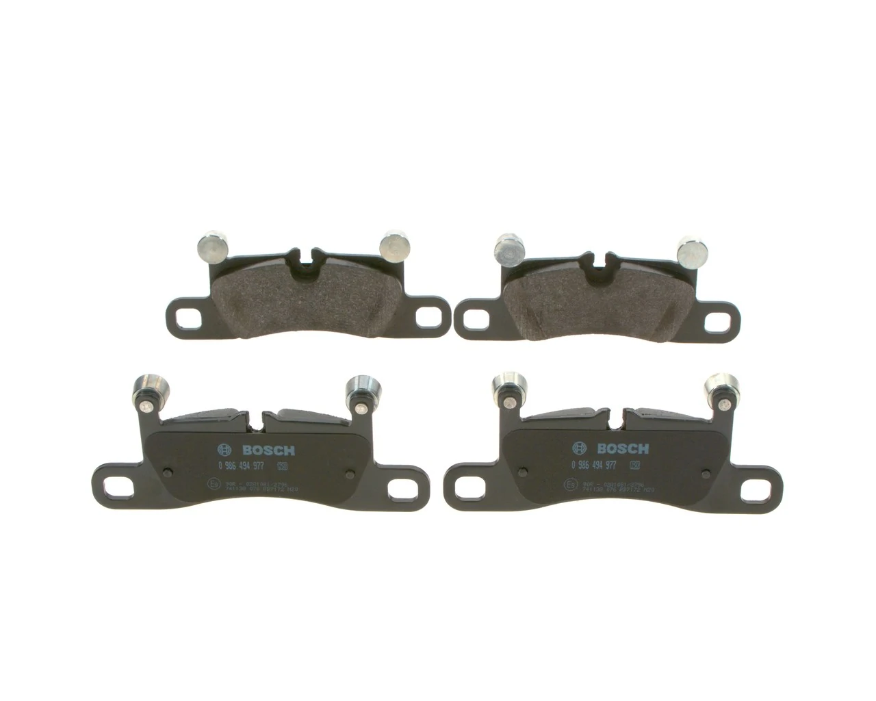 0986494977 Bosch Колодки гальмівні задні, дискові