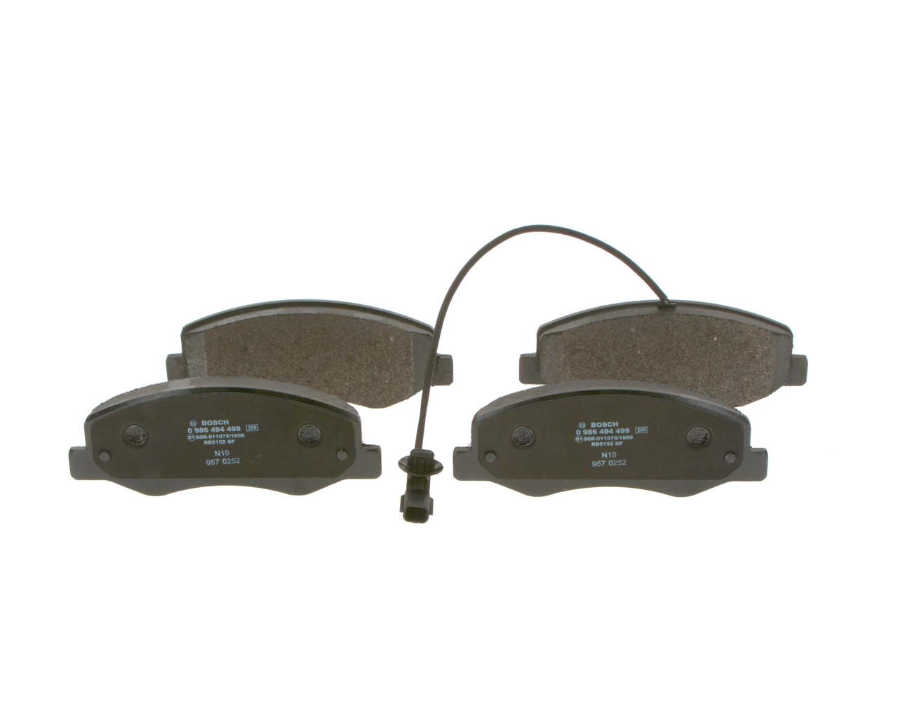 Задні гальмівні колодки Bosch 0986494499 ціна, від 33.64 USD