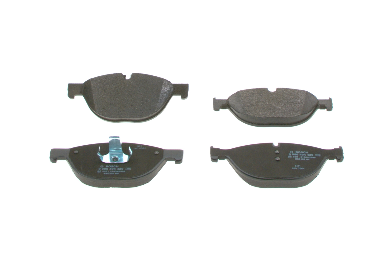 0986494429 Bosch Передні гальмівні колодки