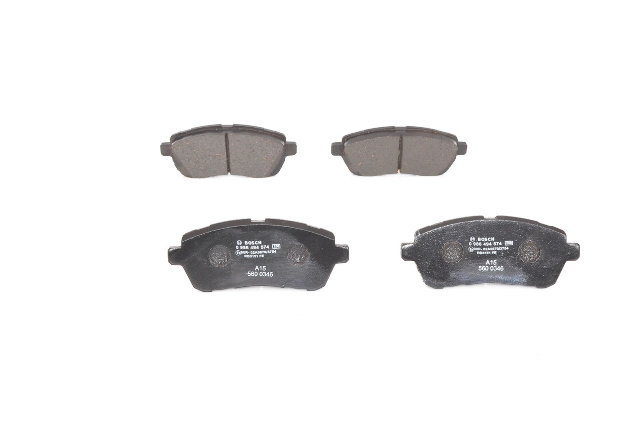 Передні тормозні колодки 0986494574 Bosch