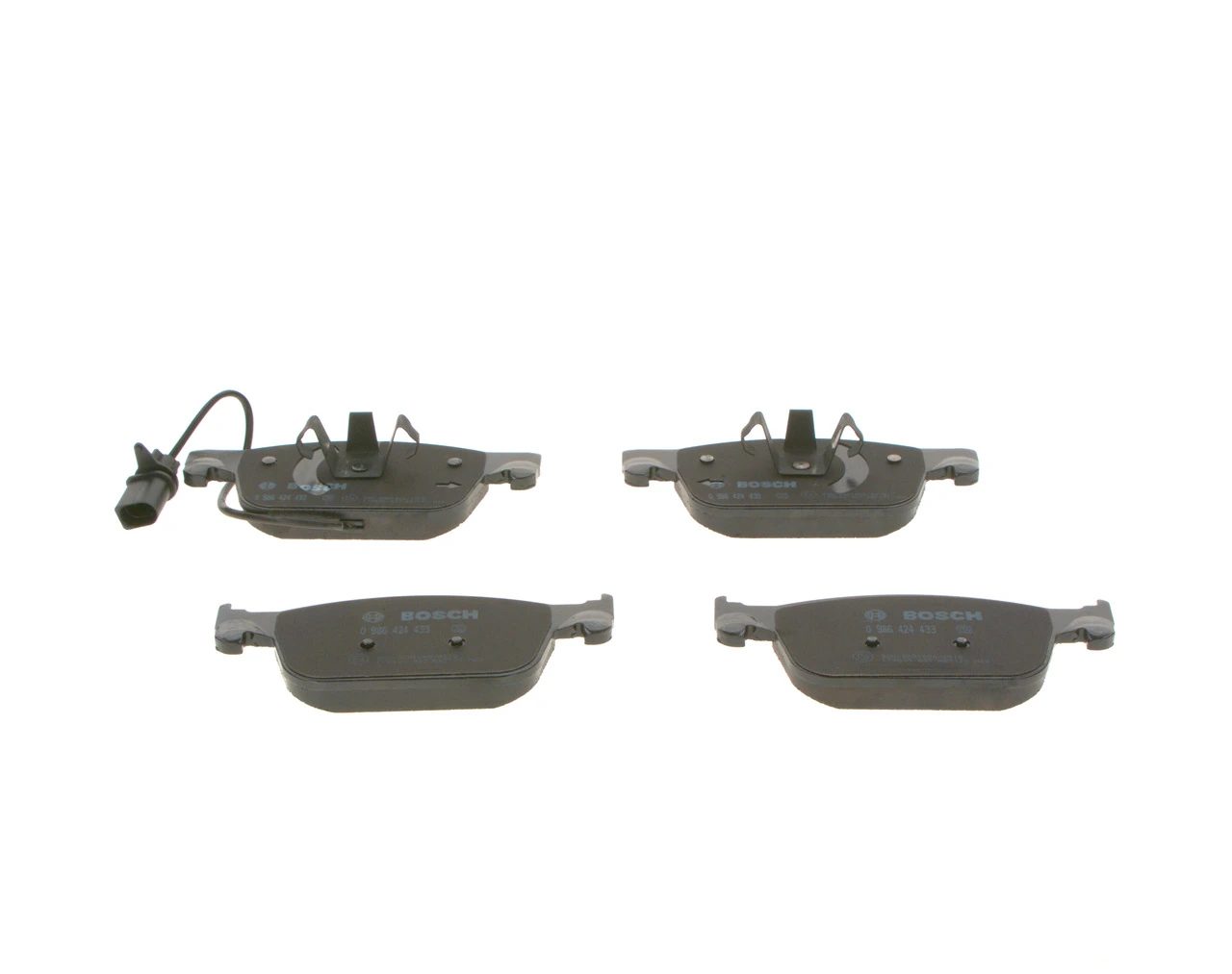 Гальмівні колодки Bosch 0986424433 ціна, від 53.24 USD