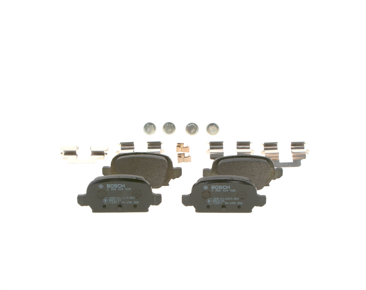 Задні гальмівні колодки Bosch 0986424528 ціна, від 13.75 USD