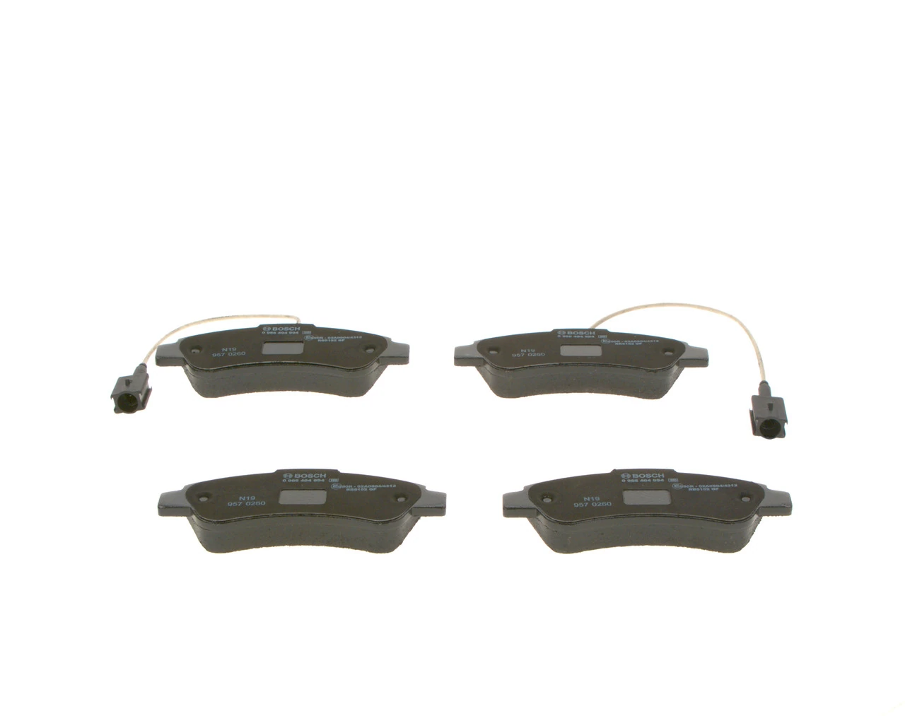 0986494994 Bosch Колодки гальмівні задні, дискові