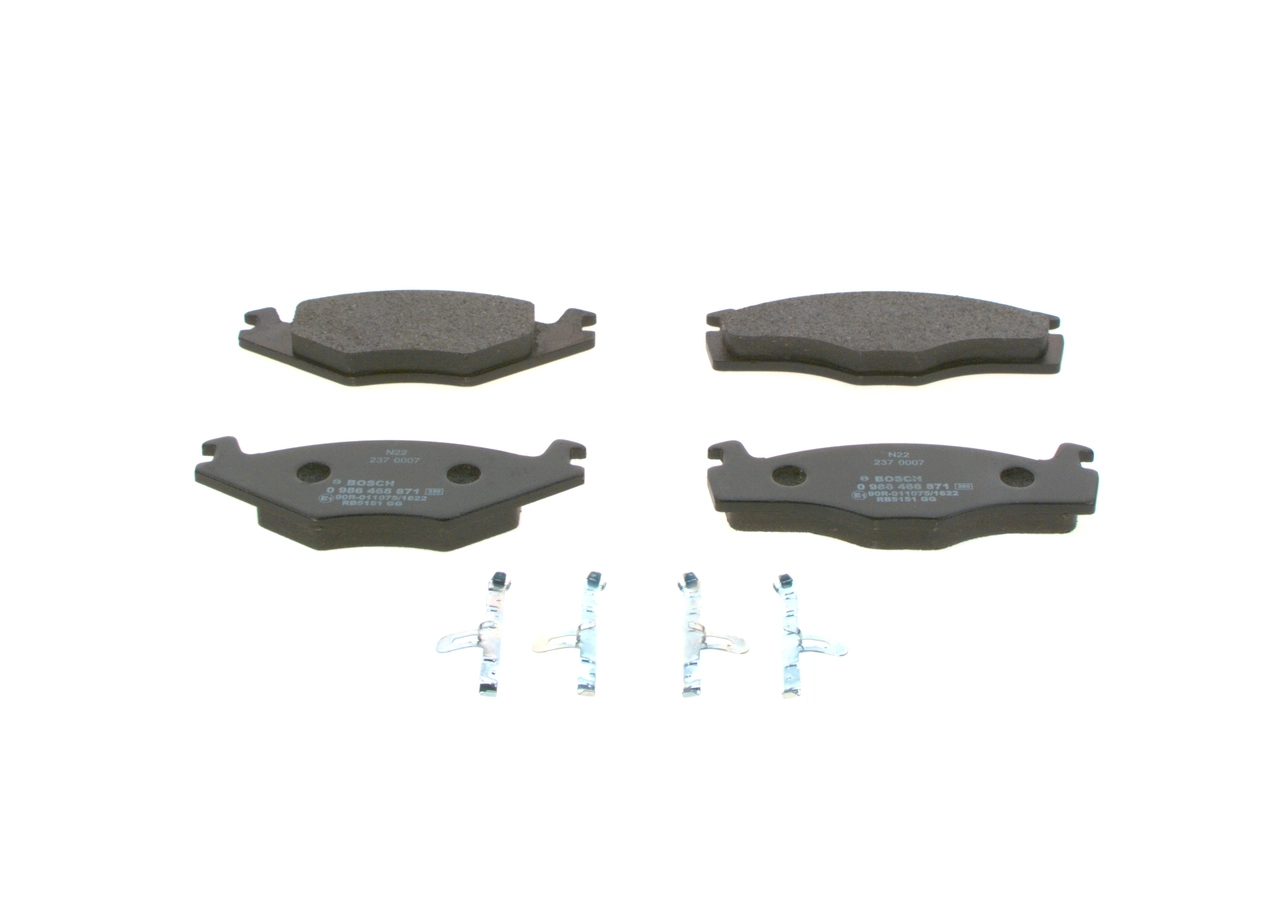 Купити 0986468871 Bosch Колодки гальмівні передні, дискові