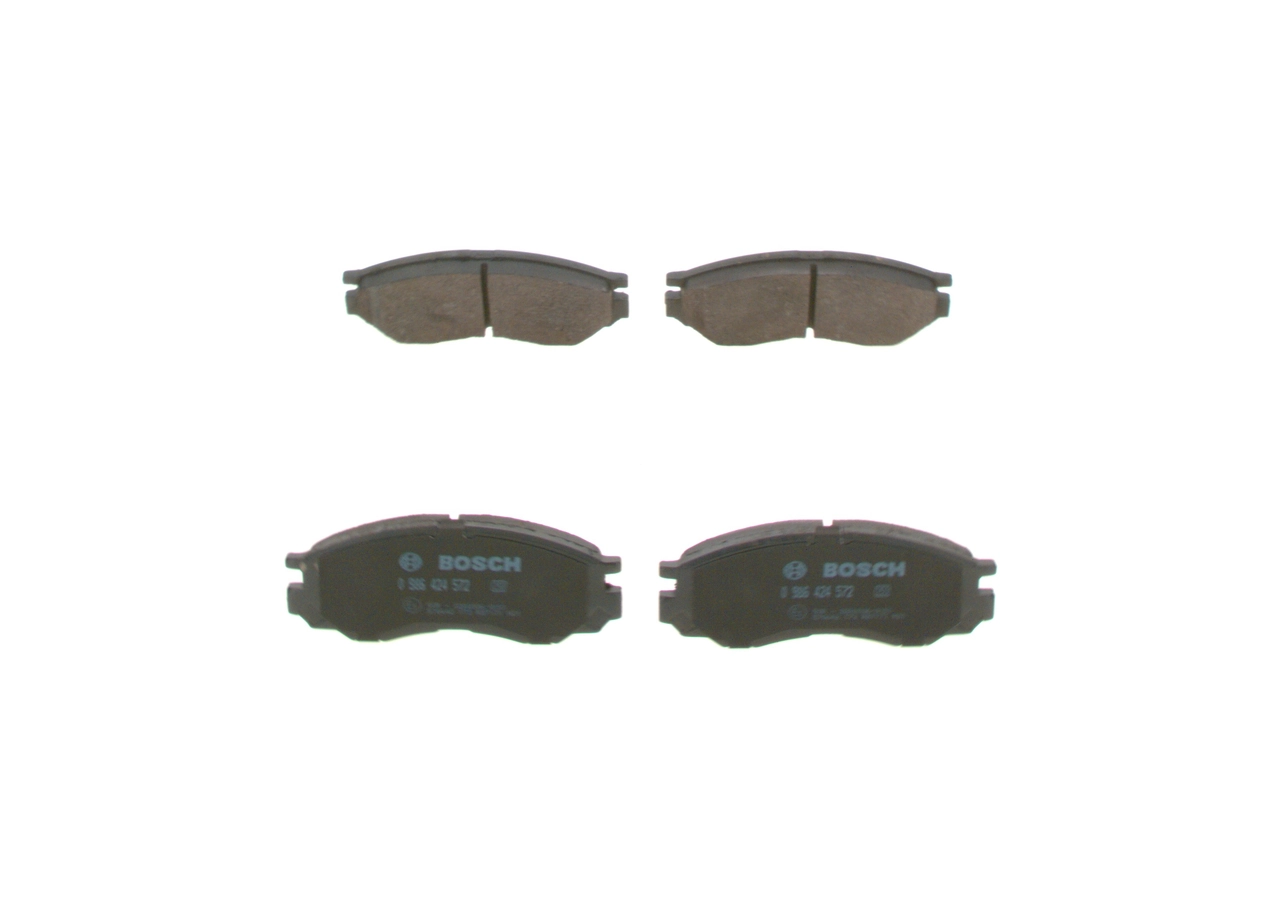 0986424572 Bosch Передні гальмівні колодки