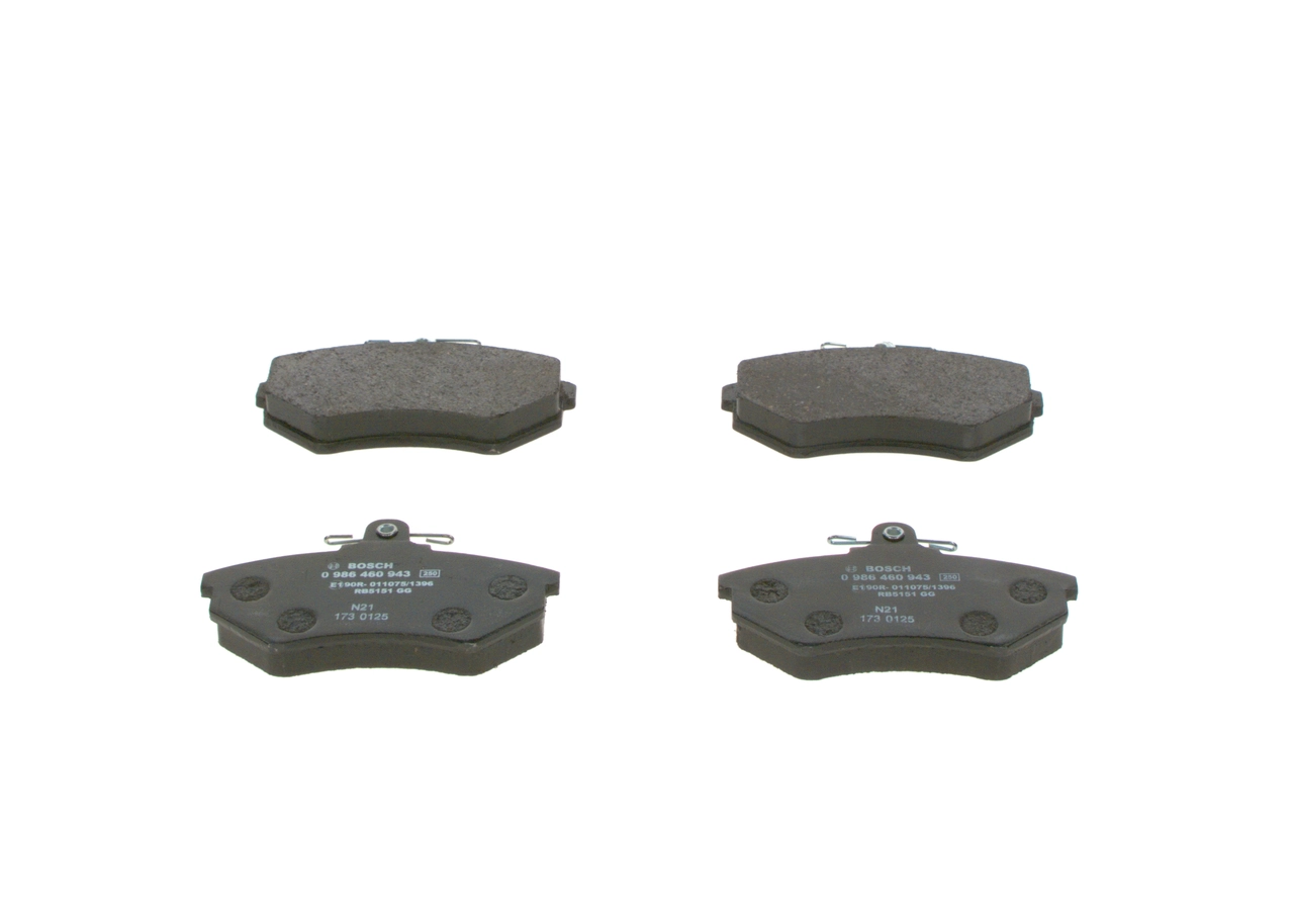 Гальмівні колодки Bosch 0986460943 ціна, від 18.34 USD