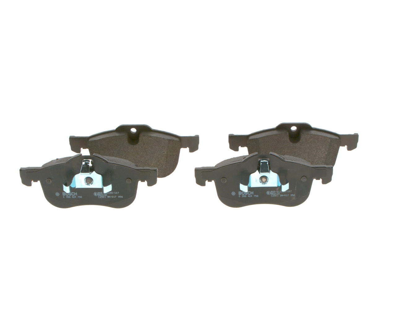 Купити 0986424758 Bosch Колодки гальмівні передні, дискові
