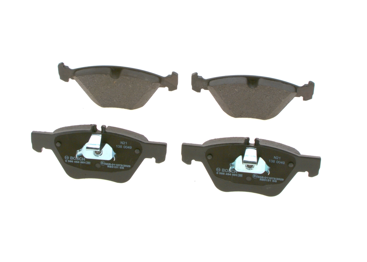 Гальмівні колодки Bosch 0986494001 ціна, від 22.04 USD