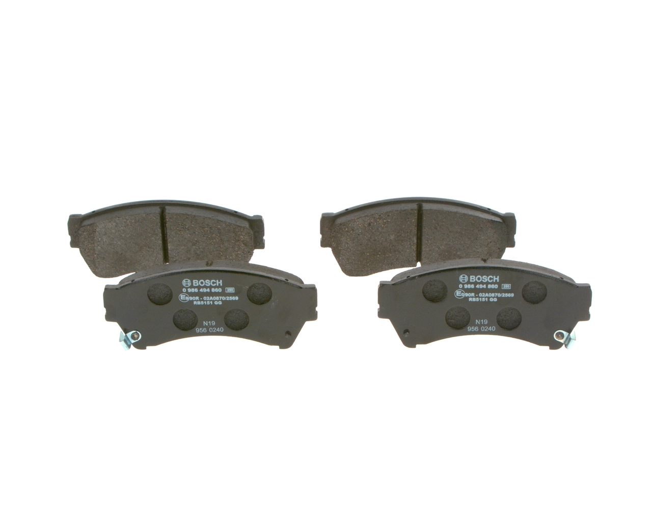 Гальмівні колодки Bosch 0986494860 ціна, від 28.43 USD