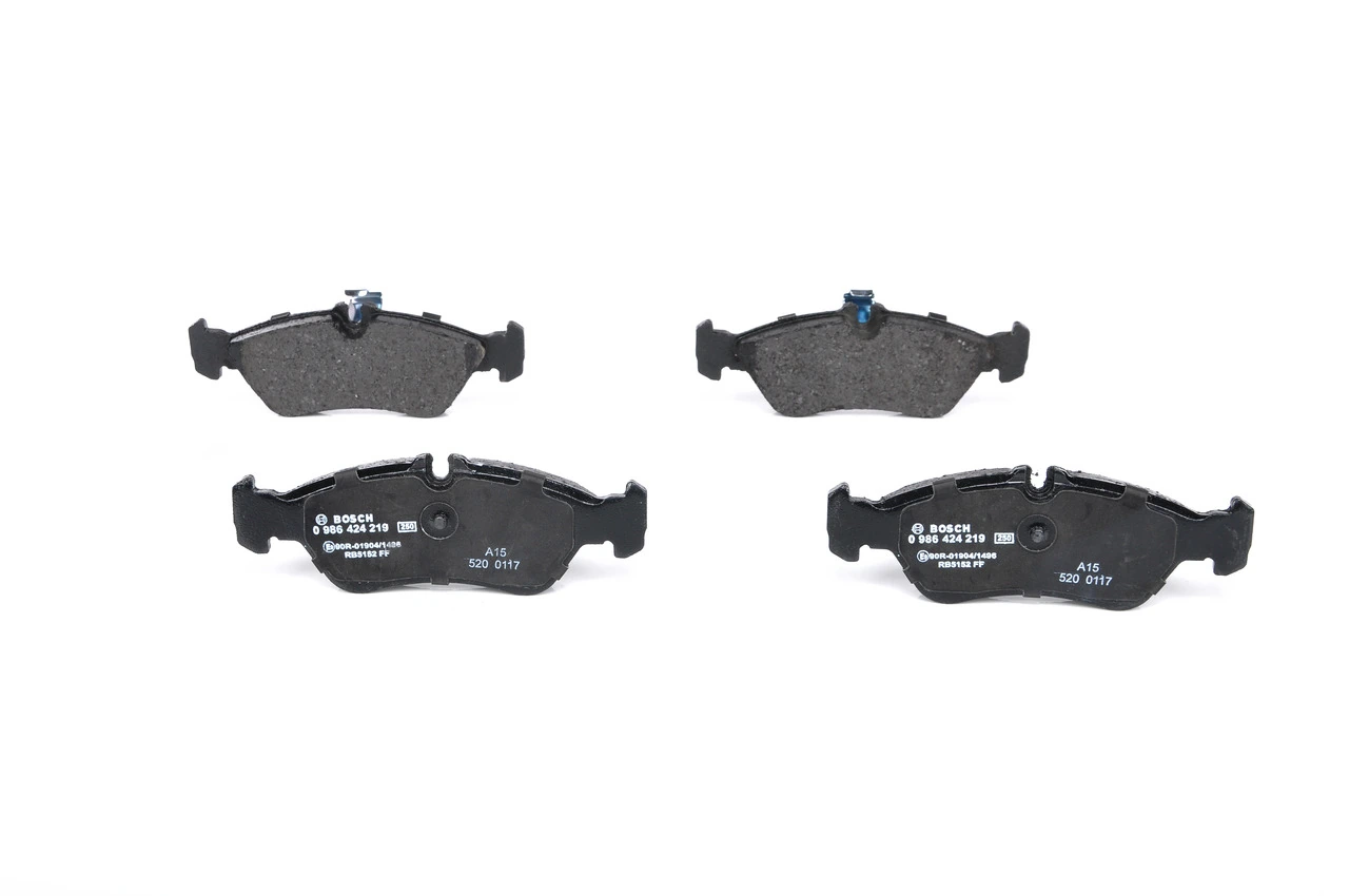 0986424219 Bosch Колодки гальмівні задні, дискові