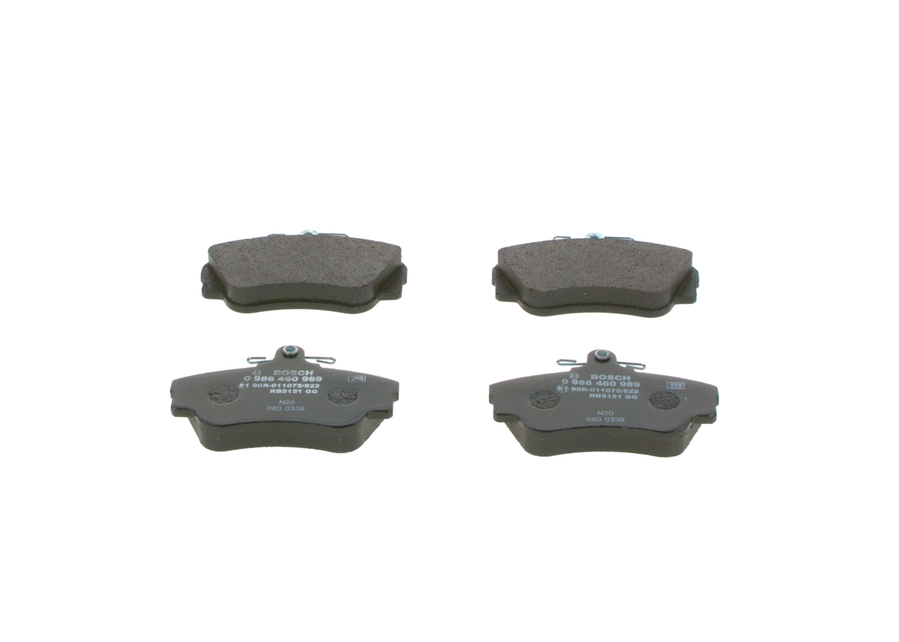 Гальмівні колодки Bosch 0986460989 ціна, від 19.92 USD