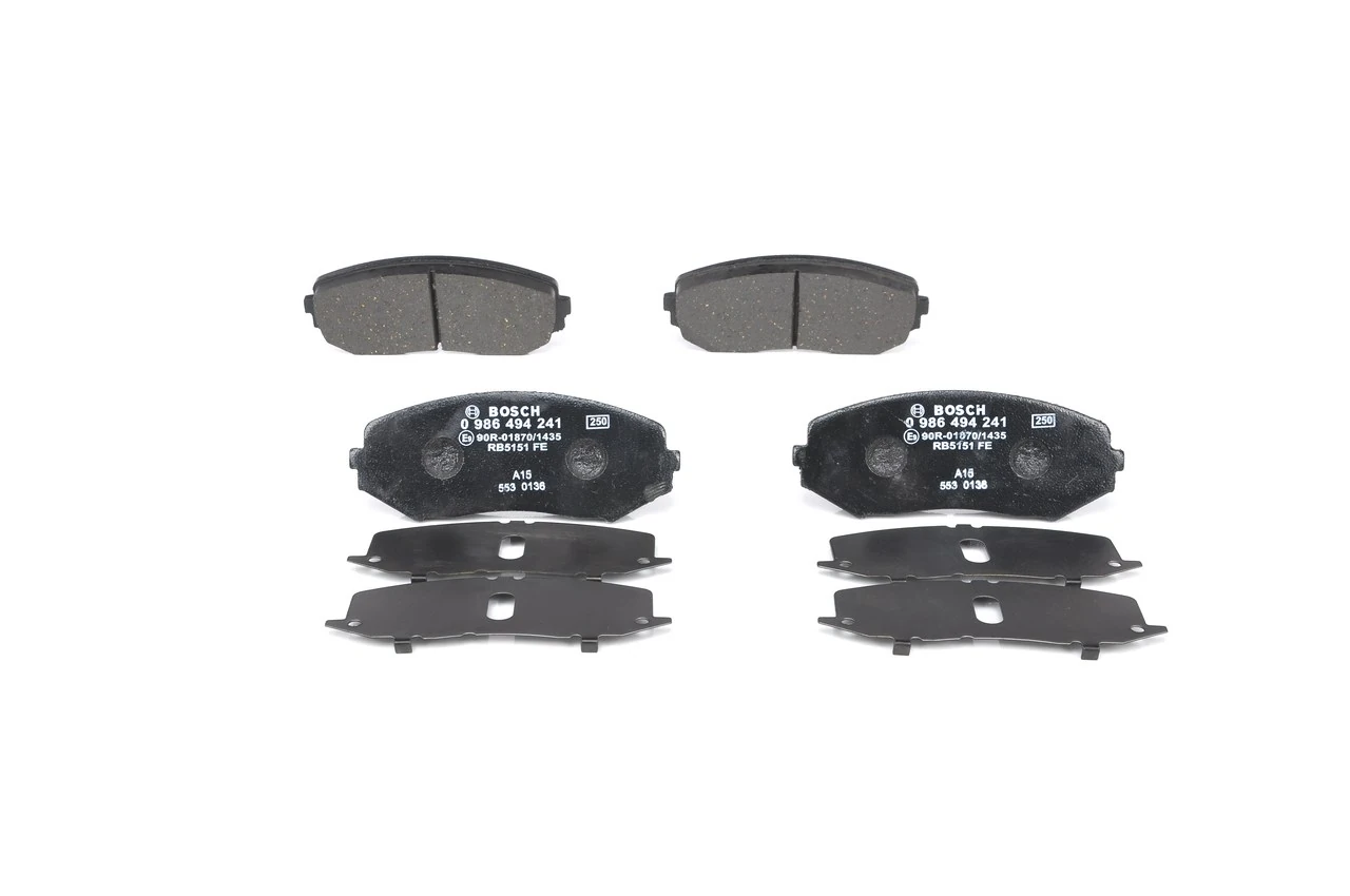 Купити 0986494241 Bosch Колодки гальмівні передні, дискові