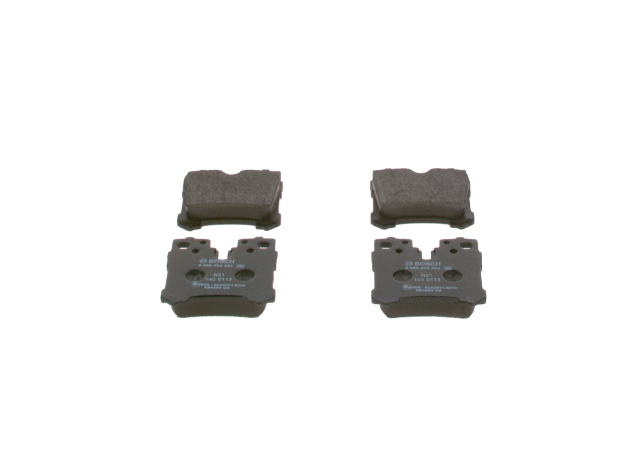 0986494424 Bosch Колодки гальмівні задні, дискові