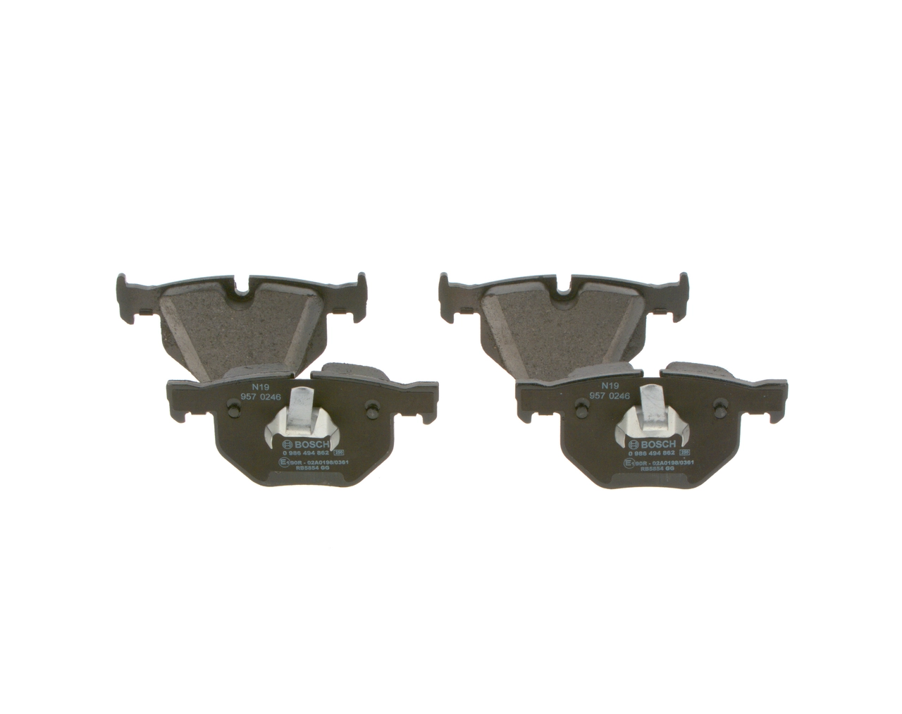 Задні дискові колодки Bosch 0986494862