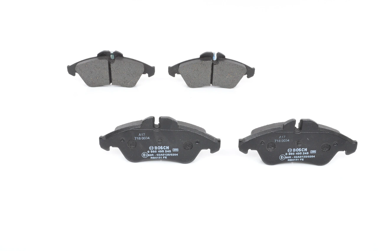 0986495245 Bosch Передні гальмівні колодки