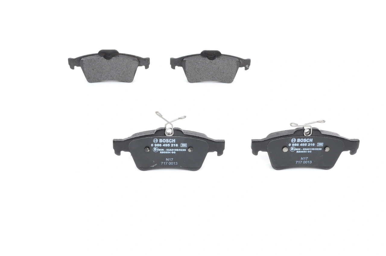 Задні гальмівні колодки Bosch 0986495216 ціна, від 18.91 USD