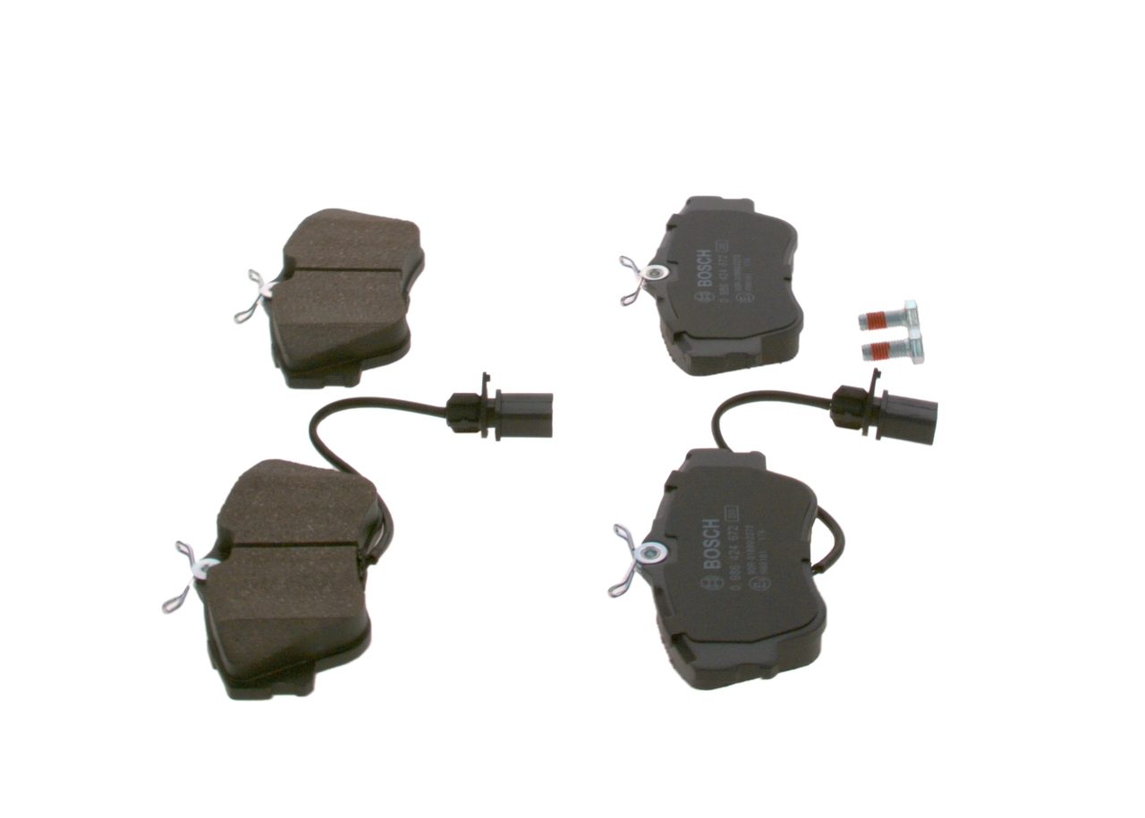 Гальмівні колодки Bosch 0986424672 ціна, від 37.87 USD