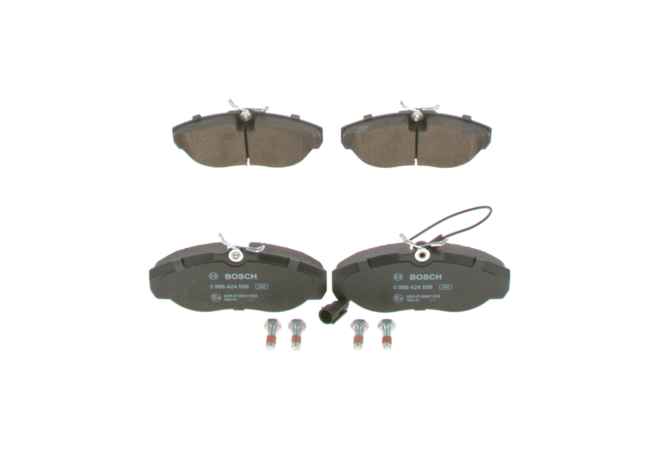 0986424556 Bosch Передні гальмівні колодки