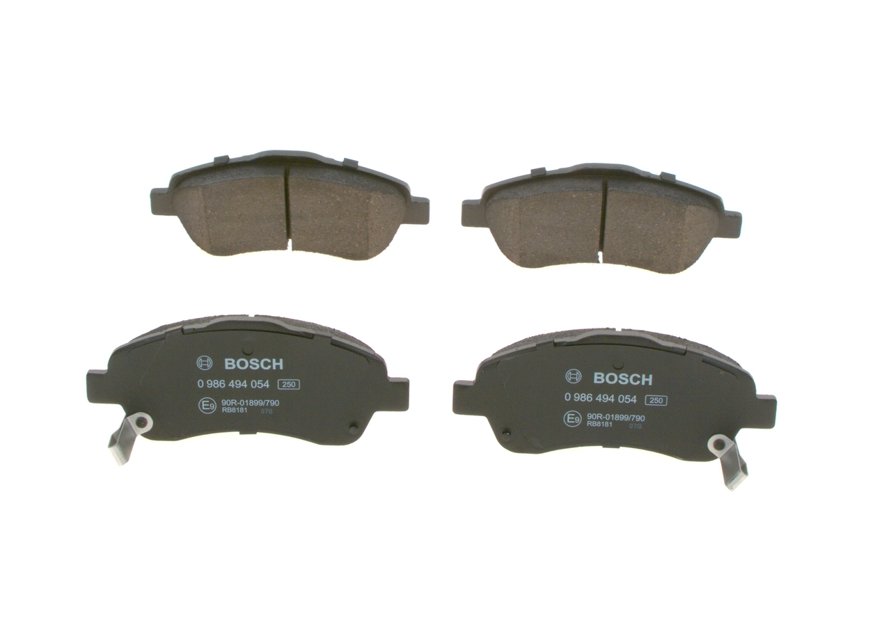 Купити 0986494054 Bosch Колодки гальмівні передні, дискові