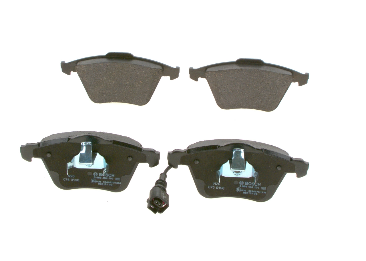 Гальмівні колодки Bosch 0986494103 ціна, від 44.89 USD