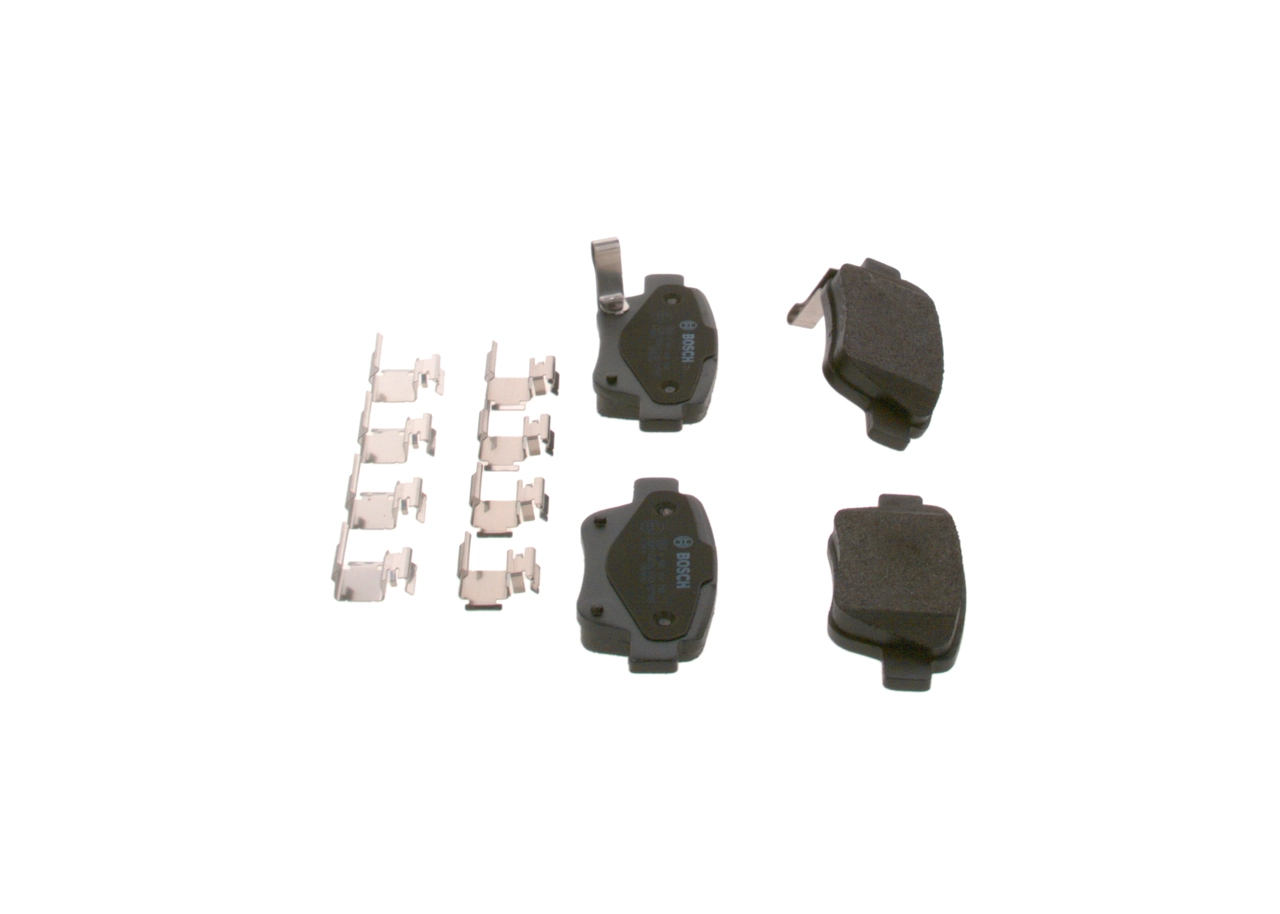 0986424798 Bosch Колодки гальмівні задні, дискові