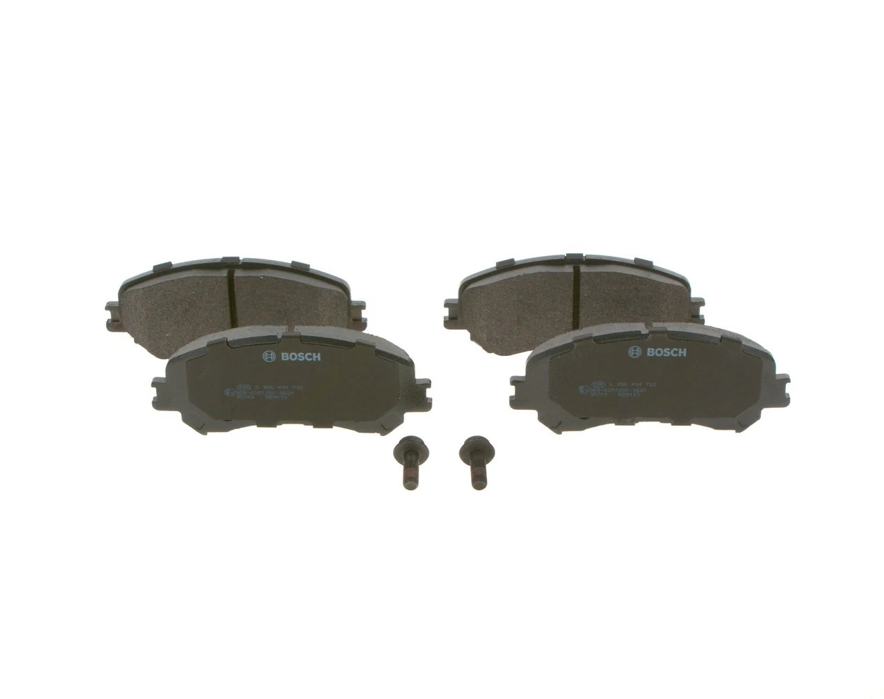 0986487657 Bosch Колодки гальмівні задні, барабанні