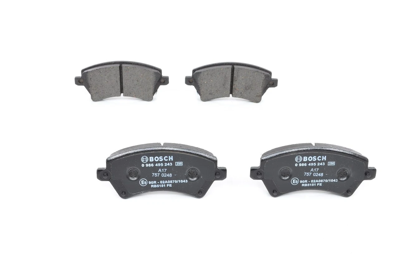 Гальмівні колодки Bosch 0986495243 ціна, від 24.78 USD