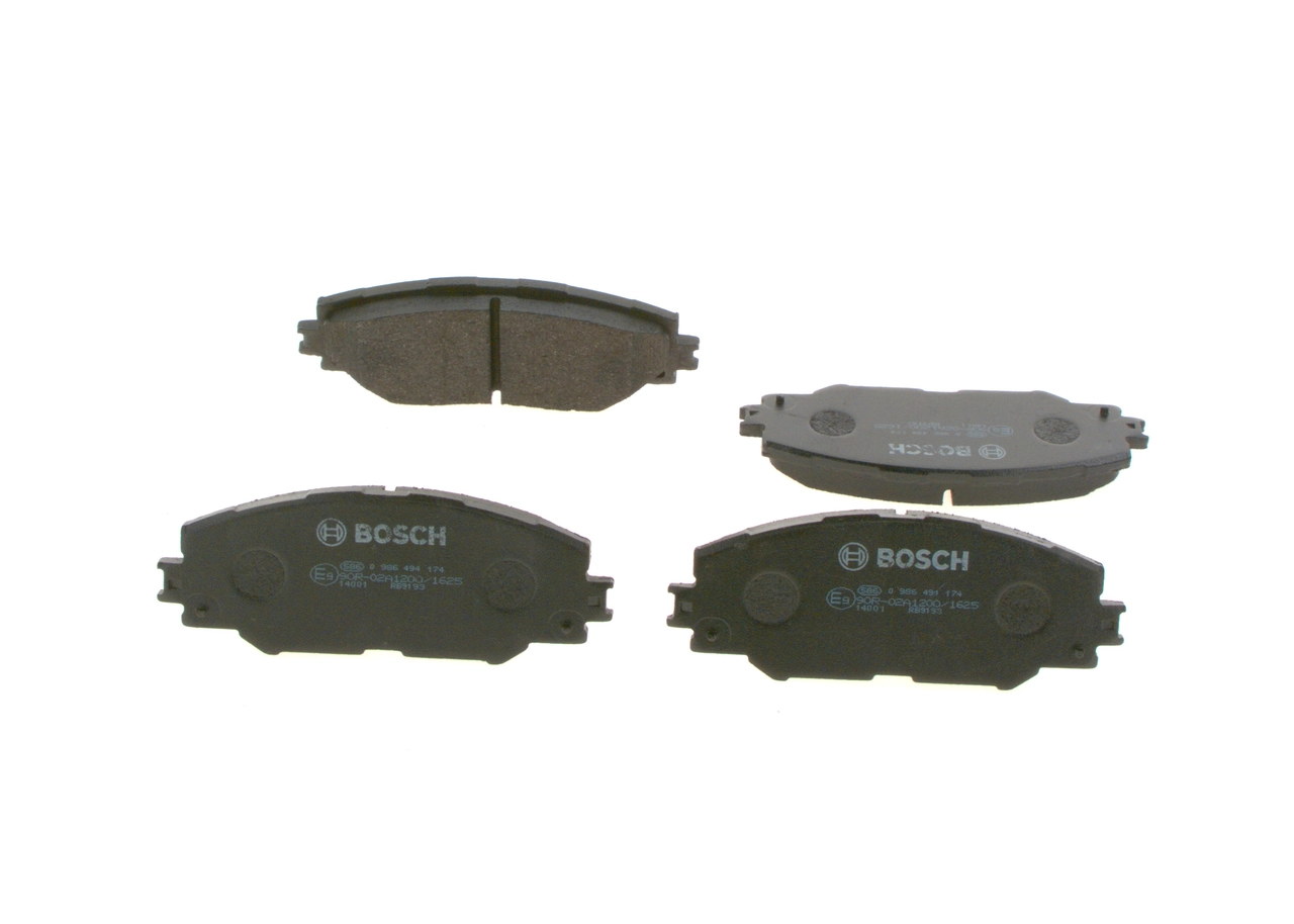 Купити 0986494174 Bosch Колодки гальмівні передні, дискові