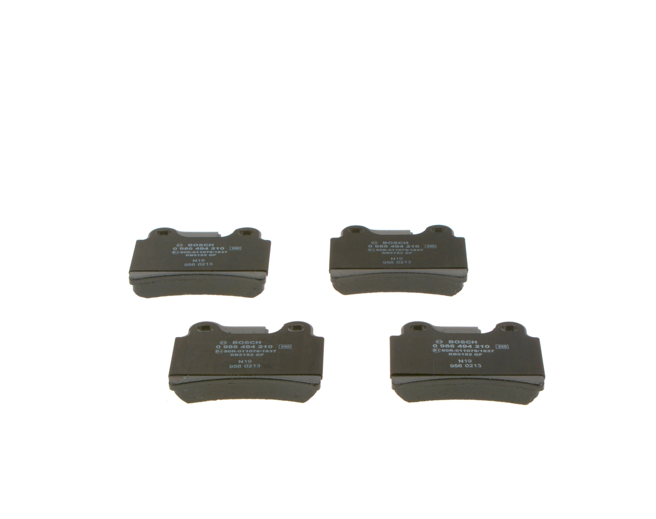 Задні дискові колодки Bosch 0986494210