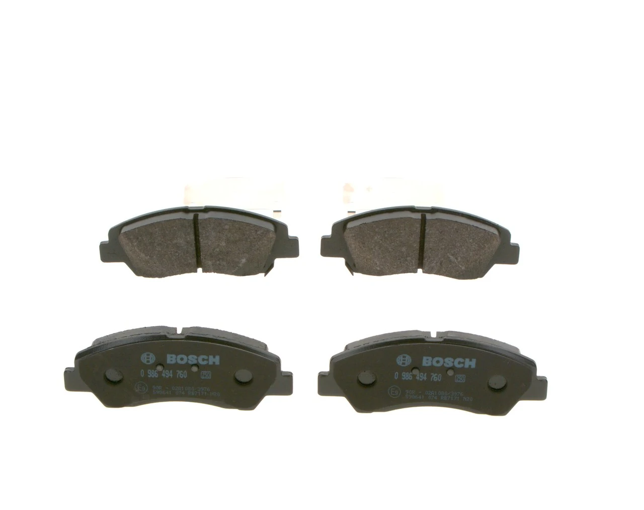 Купити 0986494760 Bosch Колодки гальмівні передні, дискові