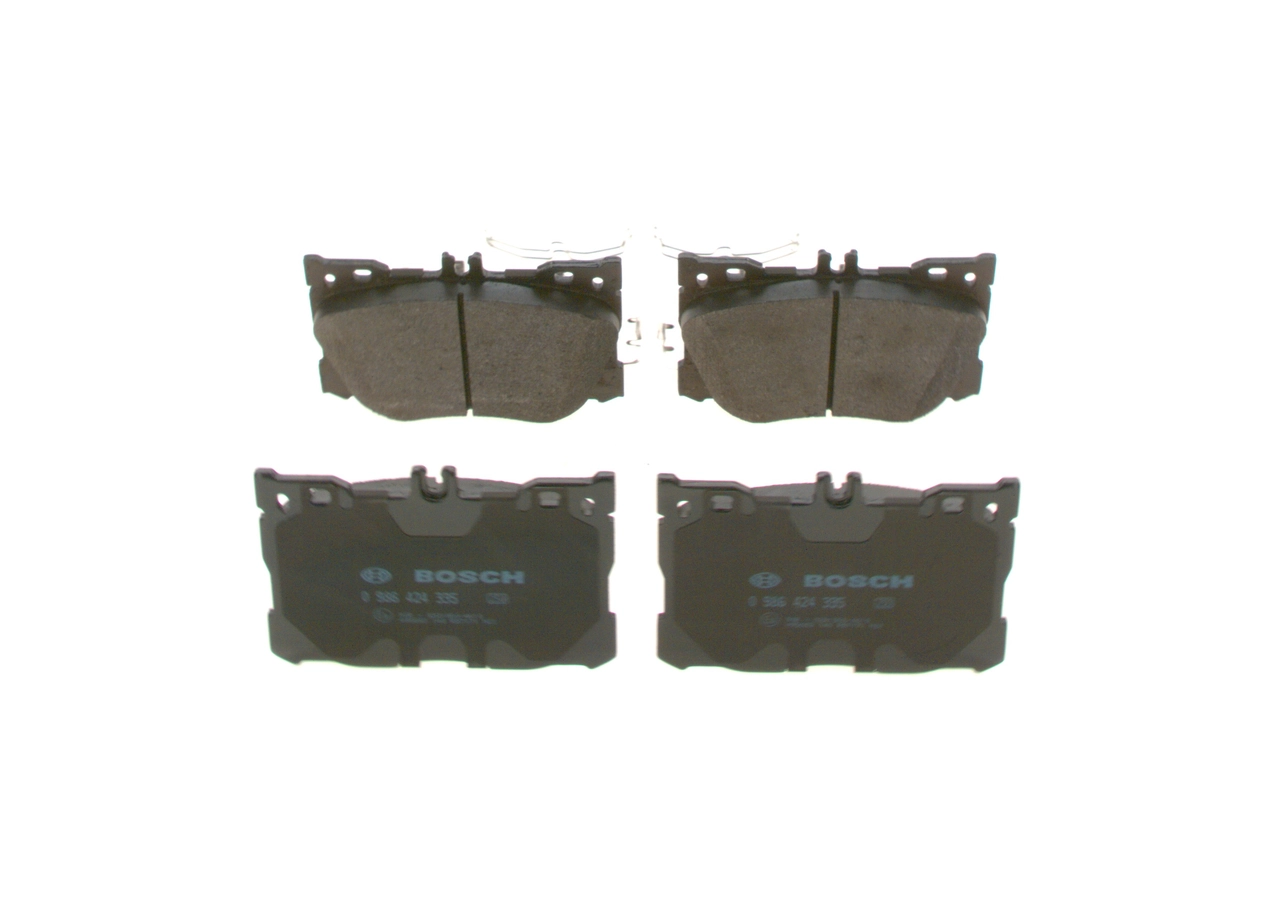 Гальмівні колодки Bosch 0986424335 ціна, від 59.37 USD