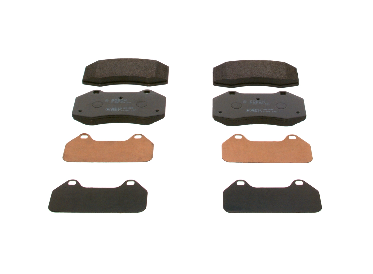 0986494551 Bosch Передні гальмівні колодки