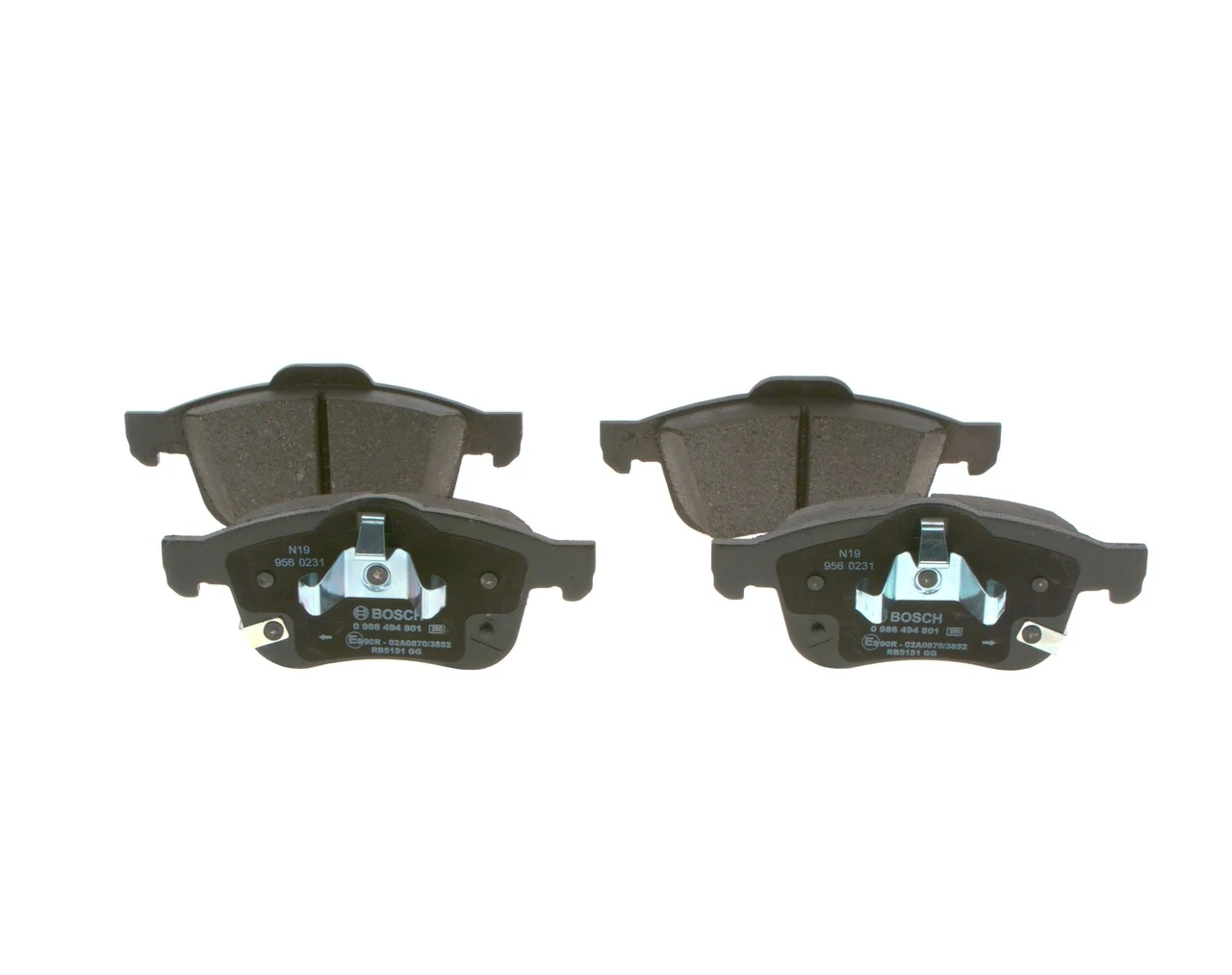 Тормозні колодки Bosch 0986494801