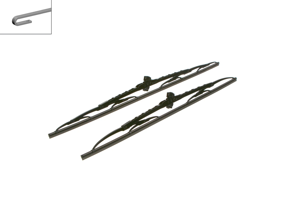 Щітка-двірник лобового скла, водійська Bosch 3397118307 ціна, від 18.38 USD