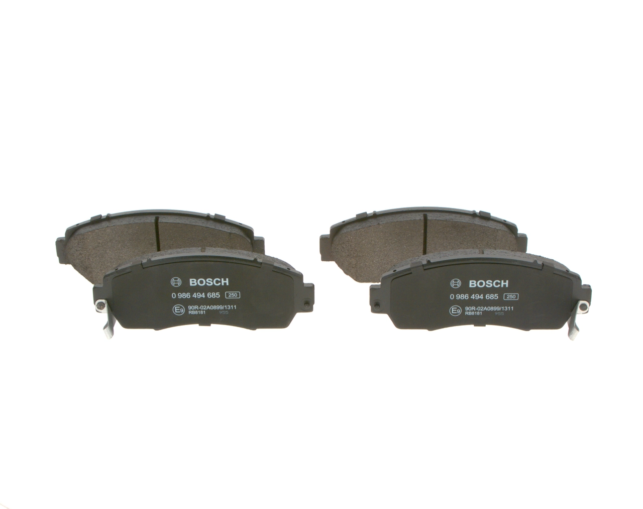 Купити 0986494685 Bosch Колодки гальмівні передні, дискові
