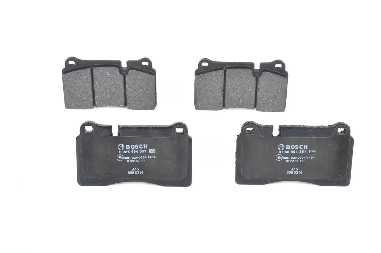 Купити 0986494351 Bosch Колодки гальмівні передні, дискові