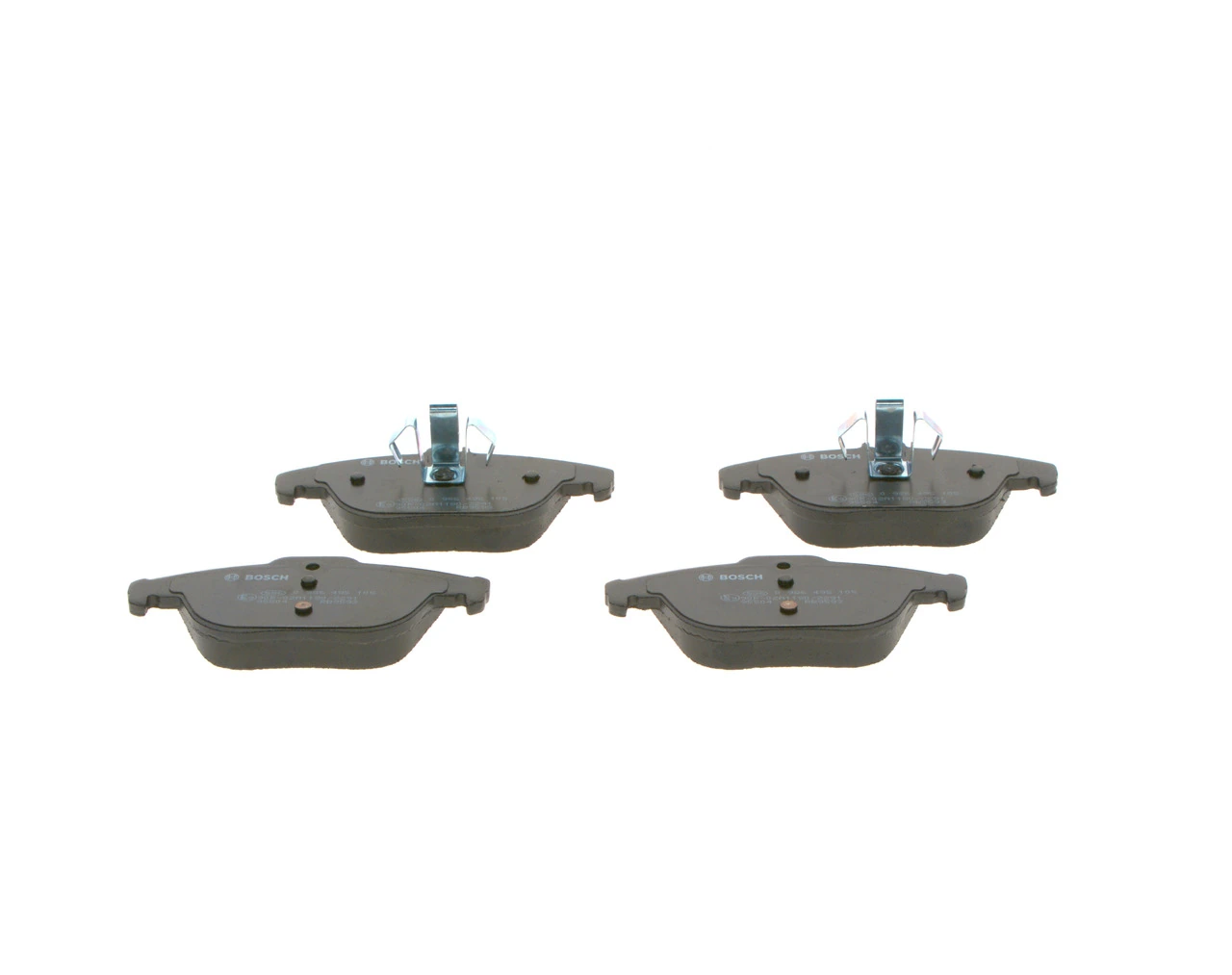0986495105 Bosch Колодки гальмівні задні, дискові