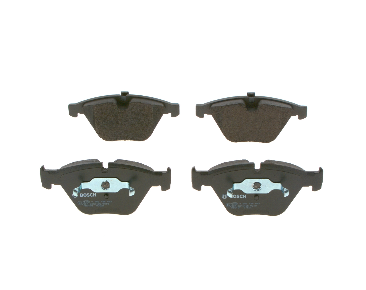 Передні тормозні колодки 0986495082 Bosch
