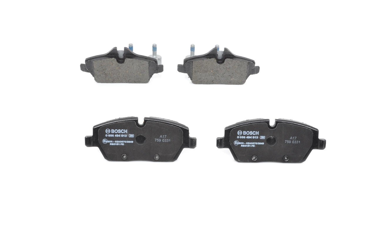 0986494813 Bosch Передні гальмівні колодки