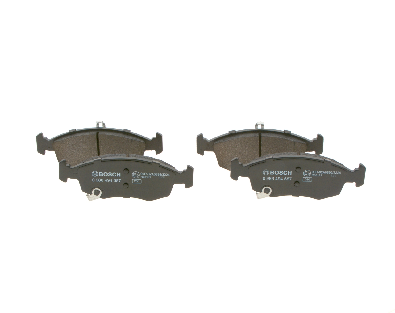 Тормозні колодки Bosch 0986494687