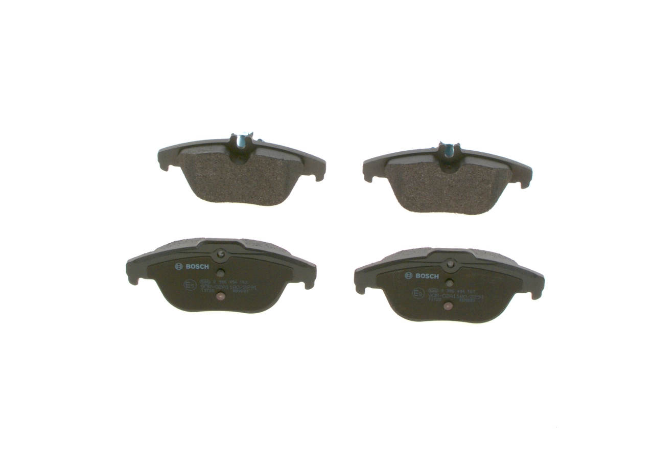 0986494162 Bosch Колодки гальмівні задні, дискові