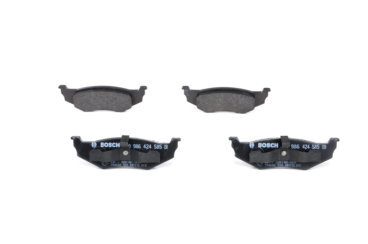 Задні гальмівні колодки Bosch 0986424585 ціна, від 28.25 USD