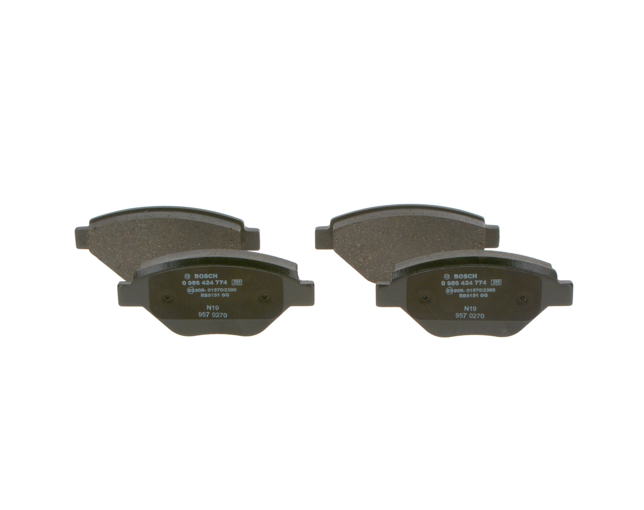 Тормозні колодки Bosch 0986424774