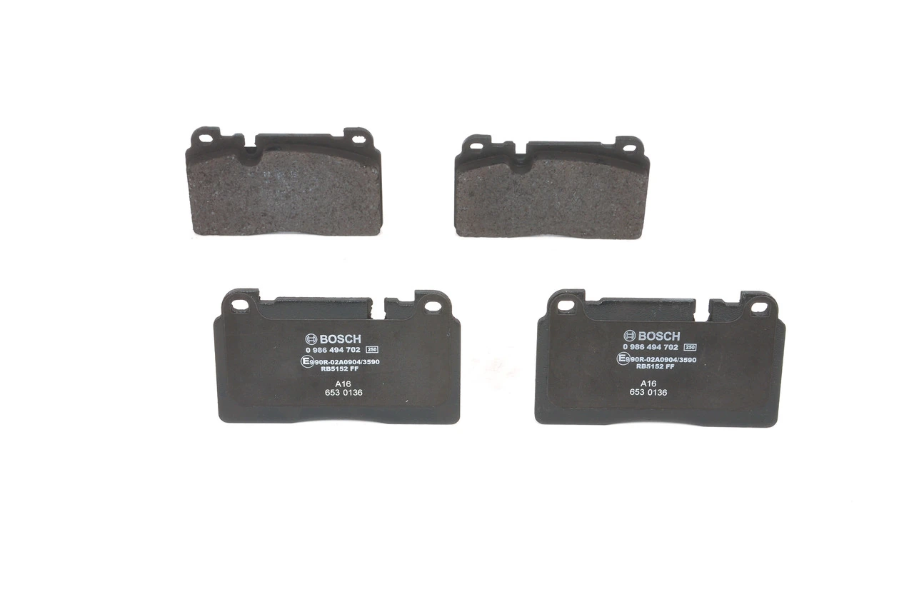 Передні тормозні колодки 0986494702 Bosch