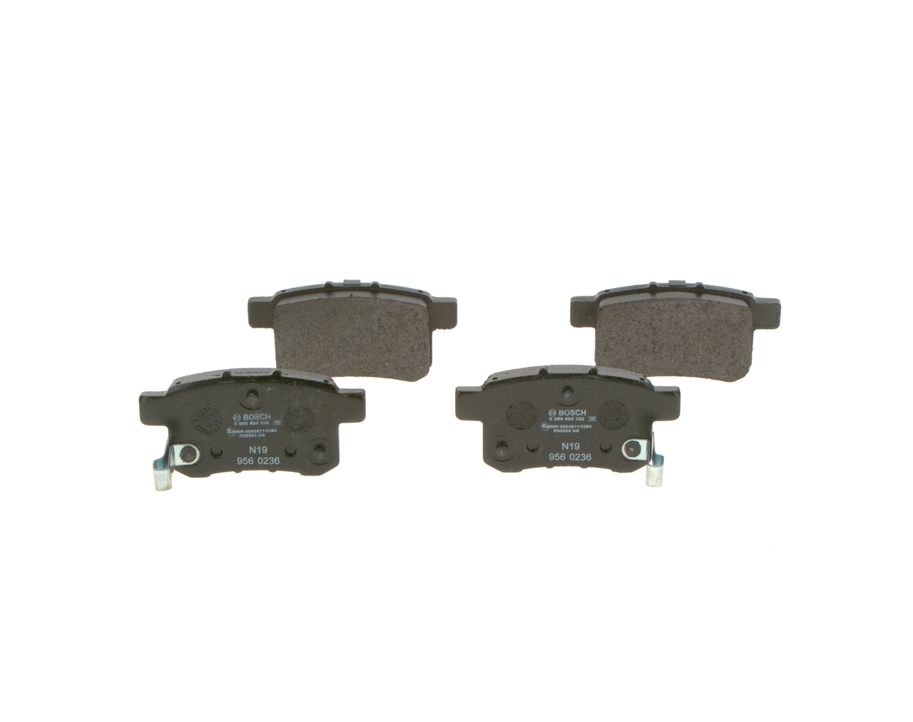 Задні гальмівні колодки Bosch 0986494338 ціна, від 22.44 USD
