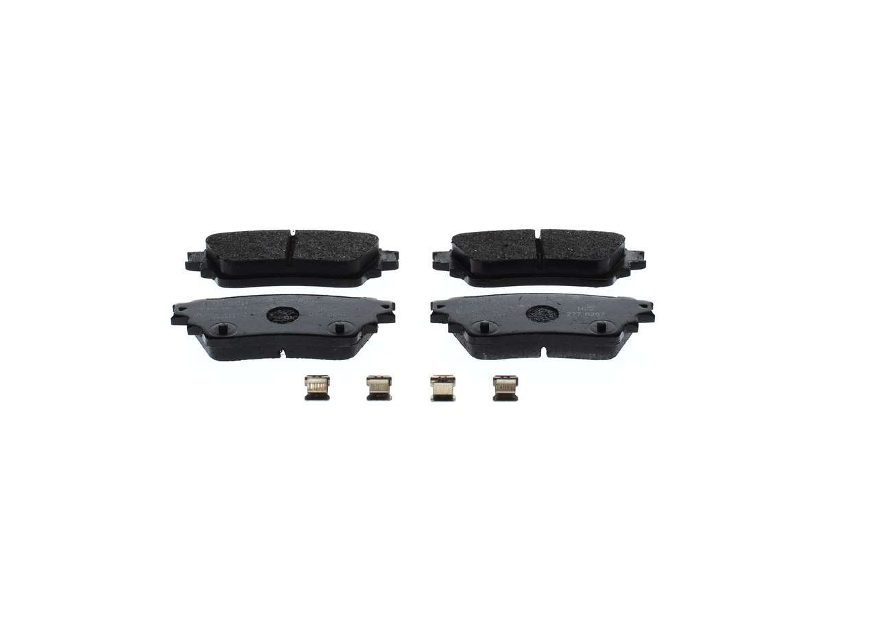 0986460008 Bosch Колодки гальмівні задні, дискові