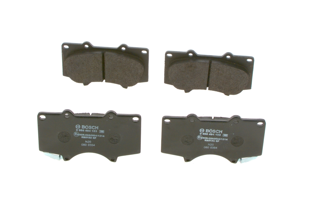 Гальмівні колодки Bosch 0986494153 ціна, від 36.23 USD