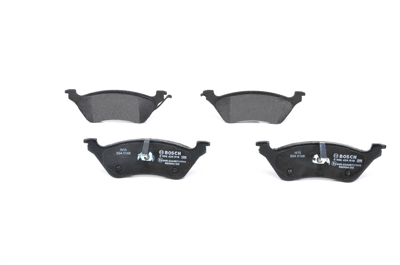 0986424816 Bosch Колодки гальмівні задні, дискові