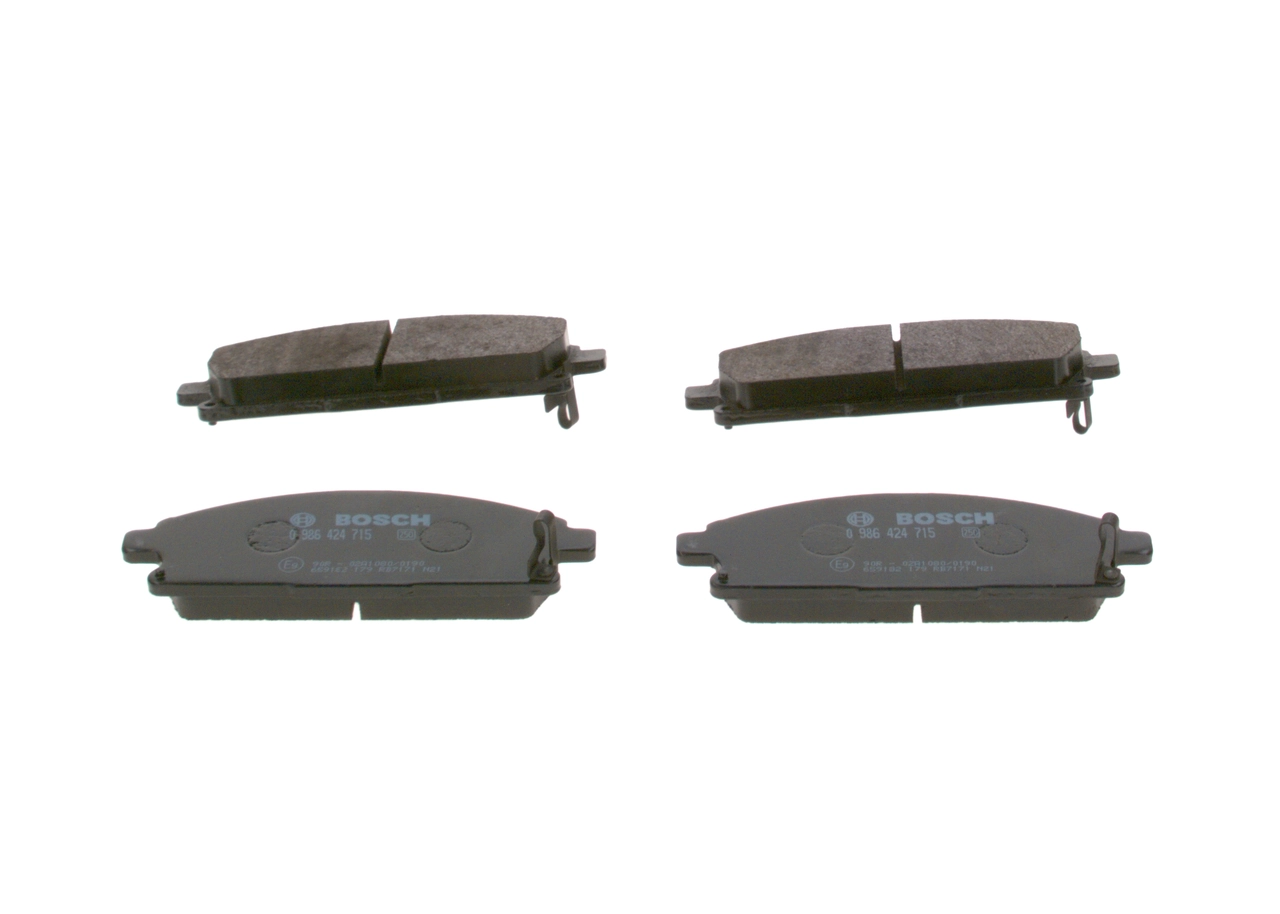 Купити 0986424715 Bosch Колодки гальмівні передні, дискові